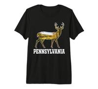 Pennsylvania Whitetail Deer Forest Landscape Wildlife Scenic Premium T-Shirt