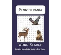 Pennsylvania Word Search Puzzle Book: Word Searches with Easy to Read Print about Pennsylvania's Wildlife, Food, Cities, and More | 6x9 inches, 110 ... for Holidays, Vacation and Free Times