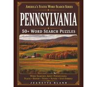 Pennsylvania Word Search Puzzles: 50+ Word Search Puzzles with Easy-to-Read Print | 8 x 10 Inches, 110 pages | Great for Gifts, Vacations, Classrooms, and Free Time