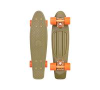 Penny 22 Burnt Olive Longboard, Adults Unisex, Green/Orange (Green)