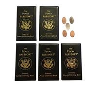 Penny 5 Passport Souvenir Elongated Coin Albums