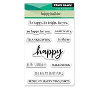 Penny Black Clear Stamps - Happy Builder 30-973