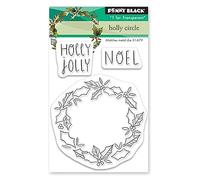 Penny Black Clear Stamps - Holly Circle 30-769