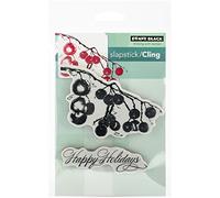 Penny Black Cling Rubber Stamp 5-inch x 7.5-inch Sheet-Berry Merry Christmas
