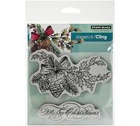 Penny Black Cling Rubber Stamp 5-inch x 7.5-inch Sheet-Winter Pine