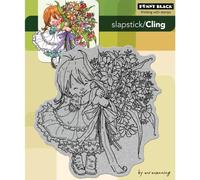 Penny Black Cling Rubber Stamp 5 x 6-inch Sheet-Thanks A Bunch, 0