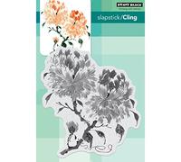 Penny Black Cling Stamps 5"X7"-Peony