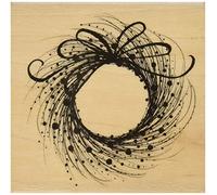 Penny Black Mounted Rubber Stamp 3.5-inch x 3.25-inch, Adornment