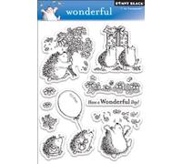 Penny Black PB30029 5 x 7.5-inch Clear Stamps Sheet-Wonderful