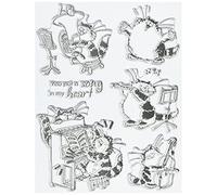Penny Black Penny Black Clear Stamps 5-inch x 7-inch-Jazzy Cats, Other, Multicoloured