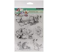 Penny Black Rubber Clear Stamps 5-inch x 6.5-inch Sheet-Christmas Joy