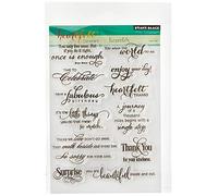 Penny Black Rubber Clear Stamps 5-inch x 6.5-inch Sheet-Heartfelt