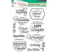 Penny Black Rubber Clear Stamps 5-inch x 6.5-inch Sheet-Special Wishes