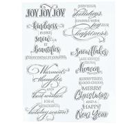 Penny Black Series Clear stamp set 30-434 joyful wishes