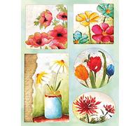 Penny Black Stickers-Gentle Blooms, Other, Multicoloured, 0.02x18.41x26.03 cm