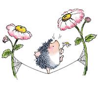 Penny Black Wood Mounted Rubber Stamp - Acrobat 3976K