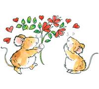 Penny Black Wood Mounted Rubber Stamp - Love-Tail 3608J