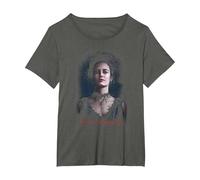 Penny Dreadful Vanessa T-Shirt, Women's Plus, Asphalt Grey, 2X