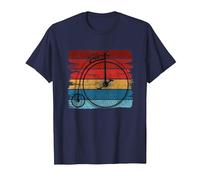 Penny Farthing Bicycle Penny Farthing T-Shirt, Men, Navy Blue, 3X-Large