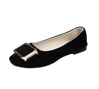 Penny Loafers Shoes for Women Candy-Colored Work Slip On Moccasin Loafers Spring Summer Color Toe Decorative Buckle Flat-Bottomed Large Size Cloth Shoes for Ladies Business Casual School Size 3.5-7.5