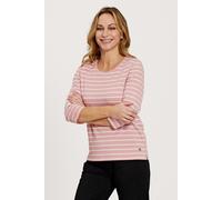 Penny Plain Women's Dusk Pink Striped Top | Size: 14-16 Penny Plain Pink 14-16