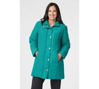 Penny Plain Women's Quilted Coat in Blue | Size: 10-12 Penny Plain Blue 10-12