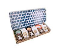 Penny Post Cheese Please Letterbox Hamper - Artisan Cheese Gift Box with Vintage Cheddar, Flavoured Cheeses, Crackers & Chutneys - Letterbox Gift for Him, Dad, Grandad, Friends or Colleagues