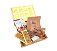 Penny Post Coffee Lover Letterbox Gift - Hamper with Colombian Coffee, Biscuits, Flapjack, Nuts & Popcorn - Gift for Him, Dad, Husband, Boyfriend