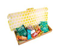 Penny Post Just Because Letterbox Gift - Chocolate & Sweet Treats Hamper with Flapjack, Honeycomb, Popcorn & Gourmet Bars - Letterbox Hamper Gift for Her, Him, Friends or Colleagues