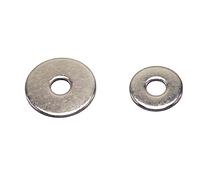 Penny Washers M3 M4 M5 M6 M7 M8 OR M10 A2 Stainless Steel Large or Extra-Large Pack of 10 (M3 x 9mm x 0.8mm Thick)