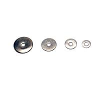Penny Washers M3 M4 M5 M6 M7 M8 OR M10 A2 Stainless Steel Large or Extra-Large Pack of 10 (M4 x 16mm X 1mm Thick)