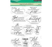 Pennyblack 634867 Clear Stamps - Inspirational Sentiments 30-709, White, OSFA