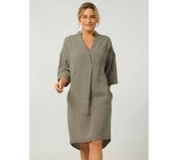 PennyPlain Notch Neck Dress - Sage - 22/24