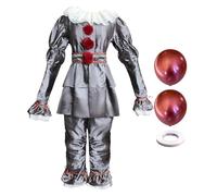 Pennywise Adult Scary Costume - Men's Halloween Costume for Fancy Dress Up Party Cosplay