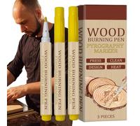 PENO BADRA DE WOOD - Hot Engraving Pen on Wood, Detailed Burning Tool for Artistic Pyrography, Fire Marker for Do It Yourself Operations | Manual Marker P