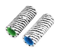 PENO Hard Floor Cleaner Roller, Low Noise Microfiber Wet Dry Dual Use Replacement Brush Roller for Karcher FC3 FC3D FC5 FC5D FC7 Black