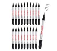 PENOL Permanent Marker Pens, 20 Permanent Marker Pens Black Color 777, 1mm Fine Tip Marker with Nordic Swan Ecolabel, Quick Dry and Fade Resistant Ink Based on Alcohol | Markers for Artwork