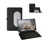 Penoval Google Pixel Tablet Case 11 inch (2023), Silicone Cover Case, Adjustable Viewing Angle, Easy Carry-on, Protective Cover Compatible with Charging Speaker Dock (Black)
