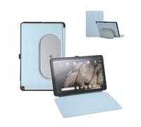 Penoval Silicone Cover Case for Google Pixel Tablet 11 inch 2023, Blue | Adjustable viewing angle, charging speaker dock compatible, easy carry-on design, shockproof protective shell, slim fit
