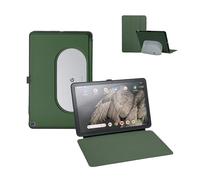Penoval Silicone Cover Case for Google Pixel Tablet 11 inch 2023, Green | Adjustable viewing angle, charging speaker dock compatible, easy carry-on design, shockproof protective shell, slim fit