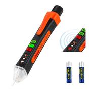 Penriter Non-Contact Voltage Tester 12-1000V AC Operating Range, Current Tester with Torch and Summer Alarm, Live Zero Wire Tester Phase Tester with Lamp Dual Sensitivity 12~1000V/48~1000V