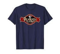 Penrith Tea Rooms - Finest Cake and Tea T-Shirt, Men, Navy Blue, 4X-Large