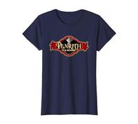 Penrith Tea Rooms - Finest Cake and Tea T-Shirt, Women, Navy Blue, Small