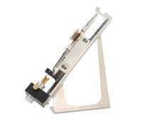 PenRux Archery Fletching Tools Jig, Adjustable Feather Stick Stainless Steel Jig, Clear Scale, Anti Slip Base, Straight Metal Fletcher Jig Tool with Magnetic Fletching Clamp forDIY