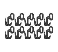 PenRux Rope Tightener, 10Pcs Aluminum Alloy Small Adjustable Figure 9 Carabiner, Flexible Durable Slip Resistant Guyline Adjuster for Tents and Tarps, for Camping, Hiking, Backpacking
