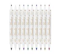 Pens, 10 Pieces Nail Design Tools with Fine Tips Fast Drying and Dotting Pen for Drawing and Painting, for Decorating Outline Tracing Manicure Supplies