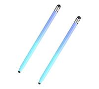 Pens Double End Screen Pen For Cellphone & Other Touch Devices Gradient Color Pencil Pen Double Silicone Tip Capacitive