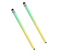Pens Double End Screen Pen For Cellphone & Other Touch Devices Gradient Color Pencil Pen Double Silicone Tip Capacitive