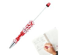 Pens for Beads - 5.7 x 0.63 Inch Spherical Focal Pen, Macaron Colored 1.0 Ballpoint Pen, Creative DIY Handmade Pearl Glue Pen | Cute Cool Journaling Bridal, School for Teaching