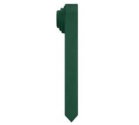 PenSee Men's Ties Solid Pure Color 1.58" (4CM) Plain Slim Necktie Skinny Ties For Men, 42-hunter Green, Medium